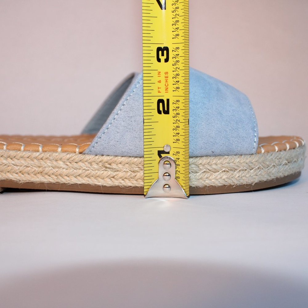 BAMBOO Baby Blue Sandals - Picture 10 of 12